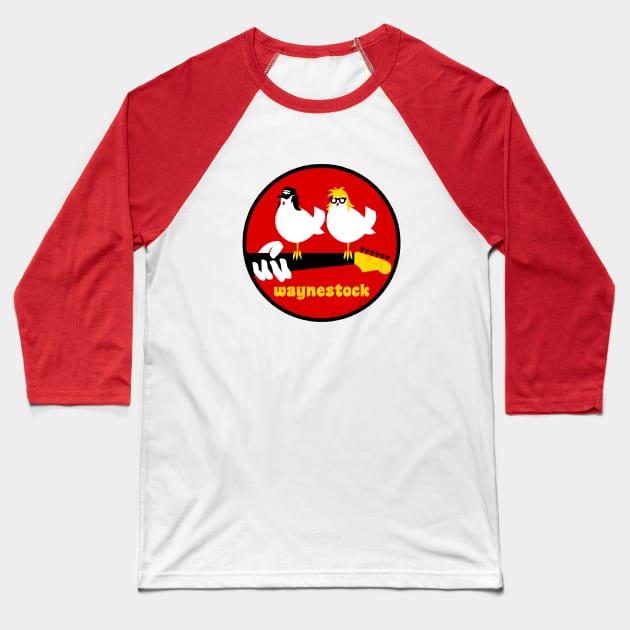 waynestock Baseball T-Shirt by blairjcampbell
